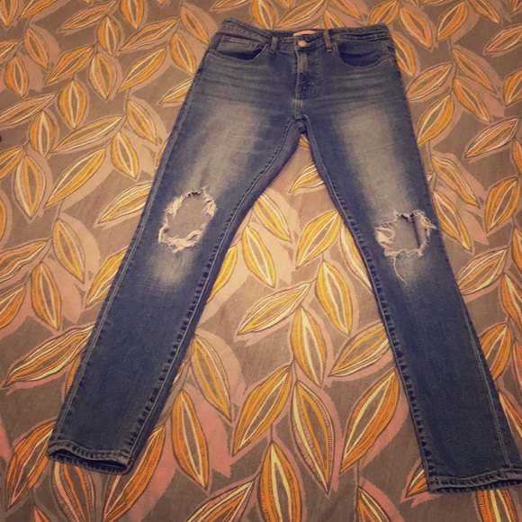Levi’s 721 High Rise Ripped Skinny 27 - Picture 3 of 8
